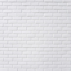 White brick wall - obrazy, fototapety, plakaty