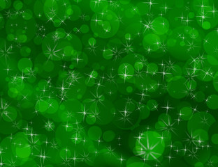 Green Sparkle Background