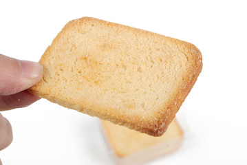 Steamed bun slice