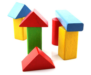 Wooden building blocks