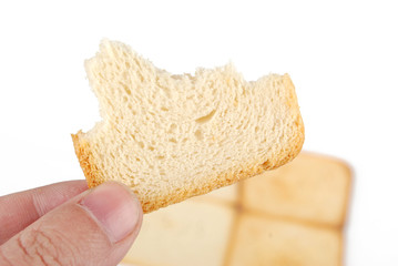 Steamed bun slice