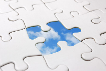 Jigsaw sky