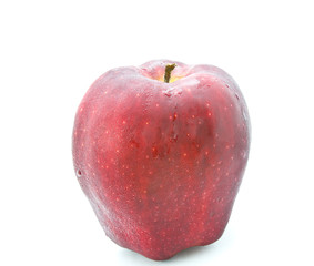 Red apple isolated on white