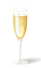 Glass of champange