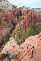 Angel's Landing Trail in Zion Canyon