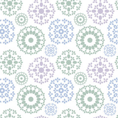 Christmas seamless background with snowflakes