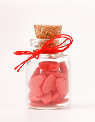 hearts in the bottle