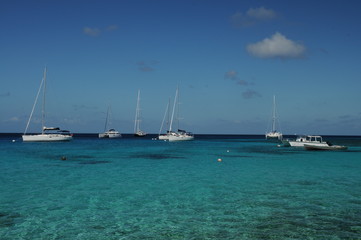 beautiful anchorage in the grenadines