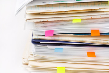 documents on the table