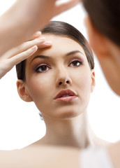Naklejka premium beauty portrait