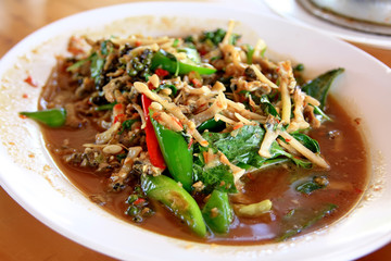 Thai food ,Fried shellfish