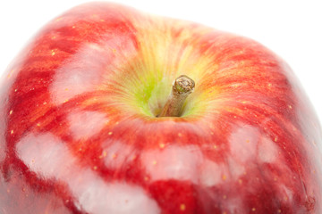 red apple isolated on white