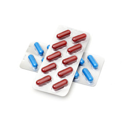 macro of medical pills