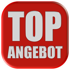 Button rot Ecken rund TOP ANGEBOT