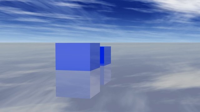 Umsatz Konzept - Blau mit Horizont 01