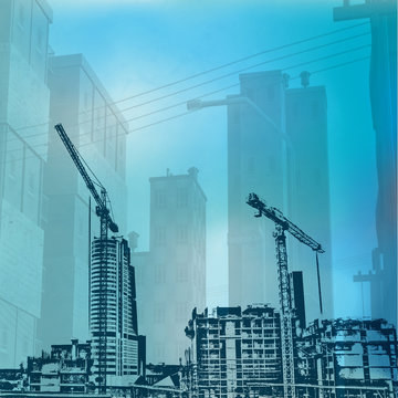 Urban Construction Background