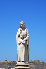 Fototapeta premium Religious Statue on Gozo.Malta