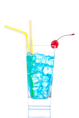 Blue curacao based cocktail