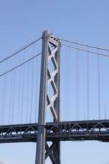 Oakland Bay Bridge in Nahaufnahme