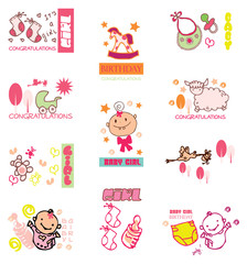 Baby & Kids hand drawn