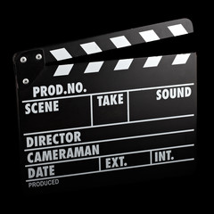 Obraz premium vintage film slate