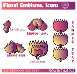 gallerie flowers, emblems, icons - 28417385