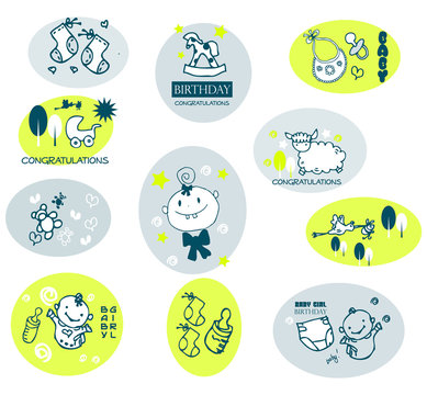 squiggles: baby icons