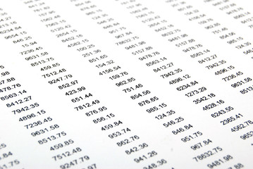 Fototapeta premium Financial data