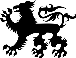 heraldic classic royal crest griffin