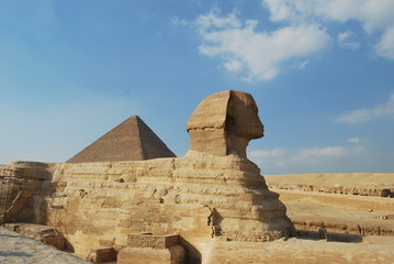 sphinx and pyramid - egypt