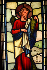 Obraz premium stained glass window