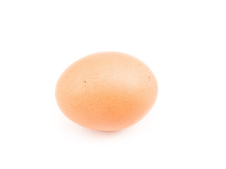 Egg on a white background