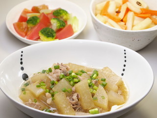 豚肉と大根の炒め煮