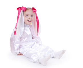 girl in fancy suit..