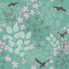 Floral seamless pattern - 28427170
