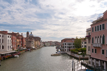 Naklejka na ściany i meble View at the Grand Canal in Venice, Italy