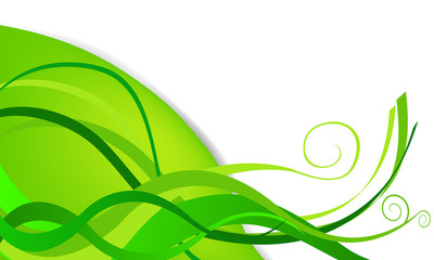 Elegant abstract floral business background