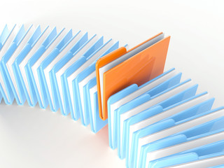 Folder icon on a white background