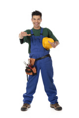 Young attractive Nepalese carpenter