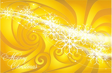 vector gold christmas background