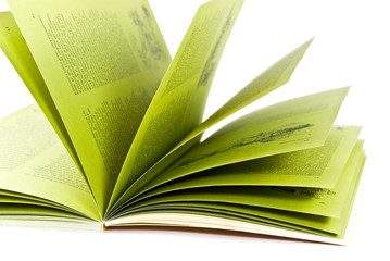 Buch ,isoliert auf Weiss