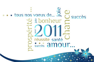 Carte de voeux nouvelle année 2011