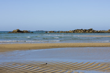view of coastline in brittany