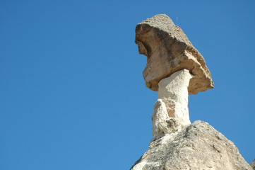 chapeau de cheminée de fée en Cappadoce