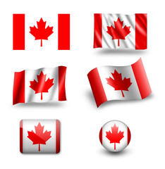 canada  kanada fahne flagge set
