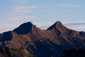 Tatra mountains in fall