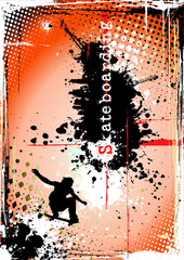 dirty skateboarding poster