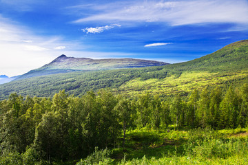 The mountains landscape