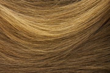Texture of woman blond hair