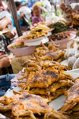 Meat at the market